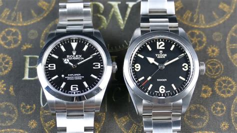 rolex explorer vs tudor ranger|tudor ranger 79950.